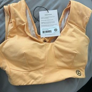 Kinflyte eco jersey posture bra- sunrise blossom XS - normally retails for $119!